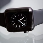 Smartwatch wearable tecnología de salud en muñeca