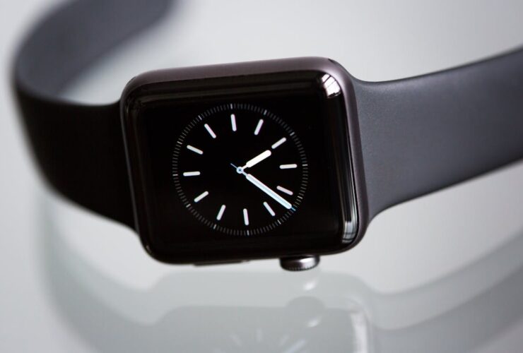 Smartwatch wearable tecnología de salud en muñeca